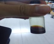 how to purify a mix of like 0.8 dimitri and pg like 2 ml.i cannot upload the photo but it is dark like cocacola from margot ml