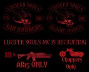 LUCIFER SOULS MC- RECRUITING FOR MEMBERS FREE AIM ONLY from members free web nhde