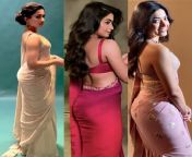 Proof that Rashmika loves to flaunt her huge milky ass in saree ??? from indian real life aunty ass in saree xxxmp4 com