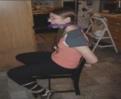 Babysitter cleave gagged from asian cleave gagged bound