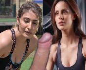 Shivangi Verma &amp; Larissa Bonesi together blowjobing 1 cock during workout from larissa bonesi nude