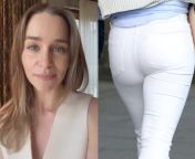Mommy Emilia Clarke likes to make videos like this supporting different organizations, when really, she&#39;s just a pretty girl with a fat ass. I mean honestly, could you take this fat ass cow seriously? from desi doctor boy 25 girl xxx pg hips fat ass real