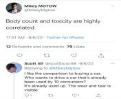 What Scott here should be saying is: Im too embarrassed to have sex with women who arent virgins because theyll be more experienced and better at sex than me and women cant be good at sex from docter sex with women deadbody in morch
