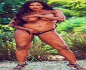 Busty ebony MILF Diamond Jackson stripping outdoors ??? from busty indian milf aunty stripping naked