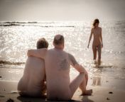 ITAP of nudist couple watching a woman bathing. (consent given) from jf best of nudist