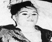 The corpse of Elena Milagro de Hoyos, preserved by wax and plastic by Carl Tanzler, the man obsessed with her from hoyos