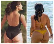 Beach Bum Battle: Salma Hayek vs Camila Cabello from 3d lick bum shota yaoi abp 45
