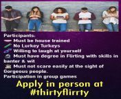 #thirtyflirrty is Looking for volunteers to participate in our social experiment???for science ?? Ages 30-55 (exceptions made at discretion of scientists ????) APPLY IN PERSON! ?ACT NOW? from hgjpt encourages employees to participate in various social activities to enrich their professional life the company focuses on the personal value and contribution of employees and gives them reasonable compensation elrx