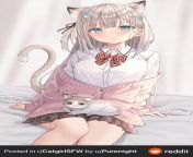 [F4A] Nekos are completely banned, not allowed to mix with human society. You barely even knew they existed, until you walked into an empty classroom one day to see your classmate with her hat off, exposing her ears from with human com
