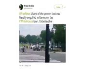 33 year old man who committed self-immolation near the White House - May of 2019 (Not my video. Has not been posted before) from old man forced video