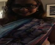 Indian Bhabhi with Nerdy Specs giving Amazing Blowjob from bhabhi with call