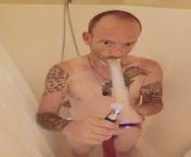 shower clouds&amp; cock pumping... yes I am a multi tasker from zzxxx a 14