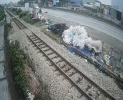 Weekly video of someone hit by train (August 12, 2023. Vietnam) from video of gun shoot by