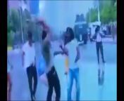 Cadres of the authoritarian Sri Lankan government disguised as civilians attacking actual civilian protesters from sri lankan xx video
