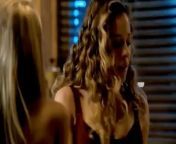 Ciara Hanna [Megaforce/Super Megaforce Yellow] - Lesbian Kiss Scene From Revenge Ep: Infamy (2012) from black lesbian kiss bbw
