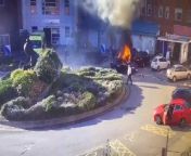The car bombing at a Liverpool Hospital. The driver of the taxi survives and is a national hero after locking the bomber in the taxi. from japanese fake taxi