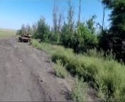 A Ukrainian soldier films a destroyed Russian T-80BVM tank. Somewhere near the village of Andriivka, Donetsk region. from tamil t v anchor ammu nude boobsa village magi sex