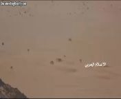 Houthis ambushing Saudi forces in Yemen who are standing in the middle of a field from wanita saudi arab