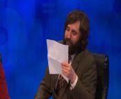 Joe Wilkinson&#39;s beautiful poetry on 8 Out of 10 Cats Does Countdown slays everyone. [Slightly NSFW] from mrb