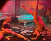 Clip of Sugar on set with Palmar on pole and the blond, ? from ams sugar ii set 339sanne daubner nude