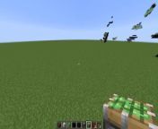 Here is the smallest horizontal flying machine you can make in minecraft from minecraft benga folge