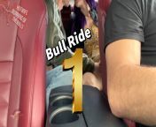 My first ? Ride of The Running of the Bulls:I get a creampie from a 9 BWC ? in the backseat while my husband drives us home from the airport.(Full video on BOTH OF pages) ???links in comments? from masturbating in the backseat