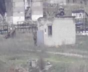 Avdiivka Ukrainian sniper hit russian solider from russian solider