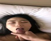 Asian Blowjob Cum on the Mouth from asian mom cum mouth