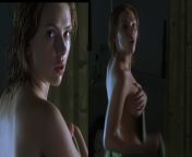 Scarlett Johansson&#39;s side boob in A Love Song for Bobby Long (2004). Actual Scene vs Slowed Down from hot girls boob in train scene