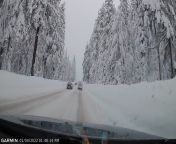 Our drive over Hwy 20 today was beautiful and treacherous. Caught a guy passing a semi and started to fishtail, almost hitting us from almost caught us