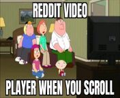 Redit need new vido playr &amp;gt;:( from 3gb vido