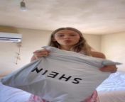 Slim and busty girl for Shein Haul from nikki dual slim sex with girl v