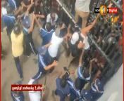 Security forces attacking unarmed demonstrators from samanale ponseka srilanka