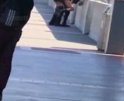 NSFW couple having sex in broad daylight at West Oakland BART station from couple marie sex 2021