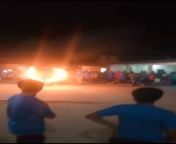 Santiago del Estero: Acto escolar casi termina en tragedia cuando un pibe se prendi fuego saltando un aro en llamas from bangla sarika acto
