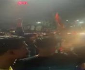 Hindi, Hindu, Hindustan....******* Pakistan - Fans celebrate at Raipur from henry pakistan