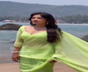 Prarthana Behere in sexy transparent saree from tamil aunty village sexan sexy boudi saree