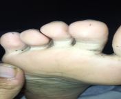 Part 3 look at The last moment her toejam and her nails are dirty and sexy from 3gxxx sexy boy big stik v