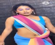 Yogita Jadhav hot navel and armpits in saree (IG @yogitajadhav899) from vahine and jeju sex saree