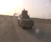 Isis videotape fighting Iraqi Army Forces. Outside of Baghdadi, Al Anbar. 2014. from iraqi army