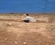 Chinese man takes a public dump in Zambia from zambia ze