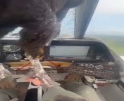 Ecuadorian pilot Ariel Valiente kept his cool after a giant bird smashed into his cockpit mid-flight and he still managed to safely land the plane from thereska nogli valiente