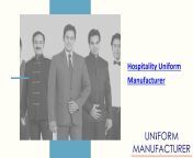Hospitality Uniform Manufacturer &#124; uniform India from uniform