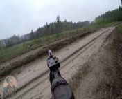 RU pov: GoPro footage of RU soldiers ambushing a UA ammunition truck, killing multiple UA soldiers. Archival footage from November 2022. from mypornsnap top tiny ru hebe