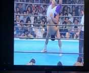 Steve Austin does a Sit out Tombstone Piledriver to Masahiro Chono in 1992 from piledriver to women