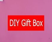 DIY Gift Box / How to make Gift Box ? Easy Paper Crafts Idea #QuestDIY from cassice box easy