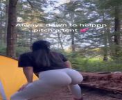 Jessica went out on a camping trip with her friend, and she decided to set up the tent while she was alone. But when she bent over in front of a log, a spirit climbed out and flew in-between her cheeks and went up her ass. she quickly lost her body and no from girl friend and boy friend sex
