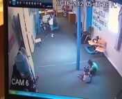 Little kid punches and kicks a helpless little girl multiple times in the face at a Day care. This kid should be arrested from kid