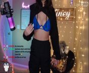 Its_Justiney Justine Hope Thacker female twitch streamer says to her audience to F her face. from twitch streamer nipple slip yoga video mp4 download file