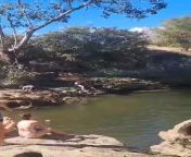 [50/50] A beautiful sunset (SFW) &#124; Man gets kama for sleeping with mates crush and falls off rope swing onto jagged rocks (NSFW) from tamil mama man sex kama